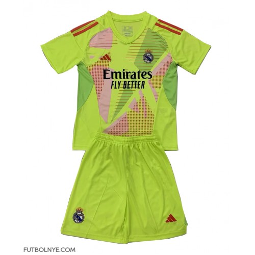 Camiseta Real Madrid Portero Tercera Equipación para niños 2024-25 manga corta (+ pantalones cortos)